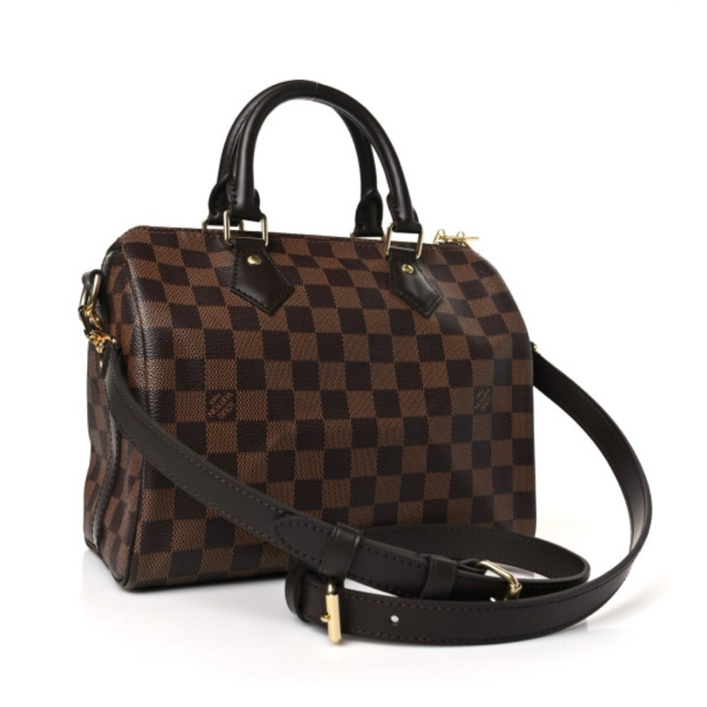 LOUIS VUITTON Speedy Bandouliere 25 in Damier Ebene